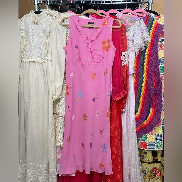 VINTAGE Y2K Floral Dress - Picture 1 of 3
